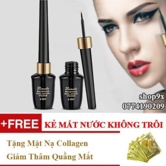 Lọ Kẻ Mắt Nước Eye Liner Lameila KHÔNG TRÔI Bám Màu Cực Tốt + Tặng 1 Mask Mắt Collagen ✅FLASH SALE✅ | BigBuy360 - bigbuy360.vn
