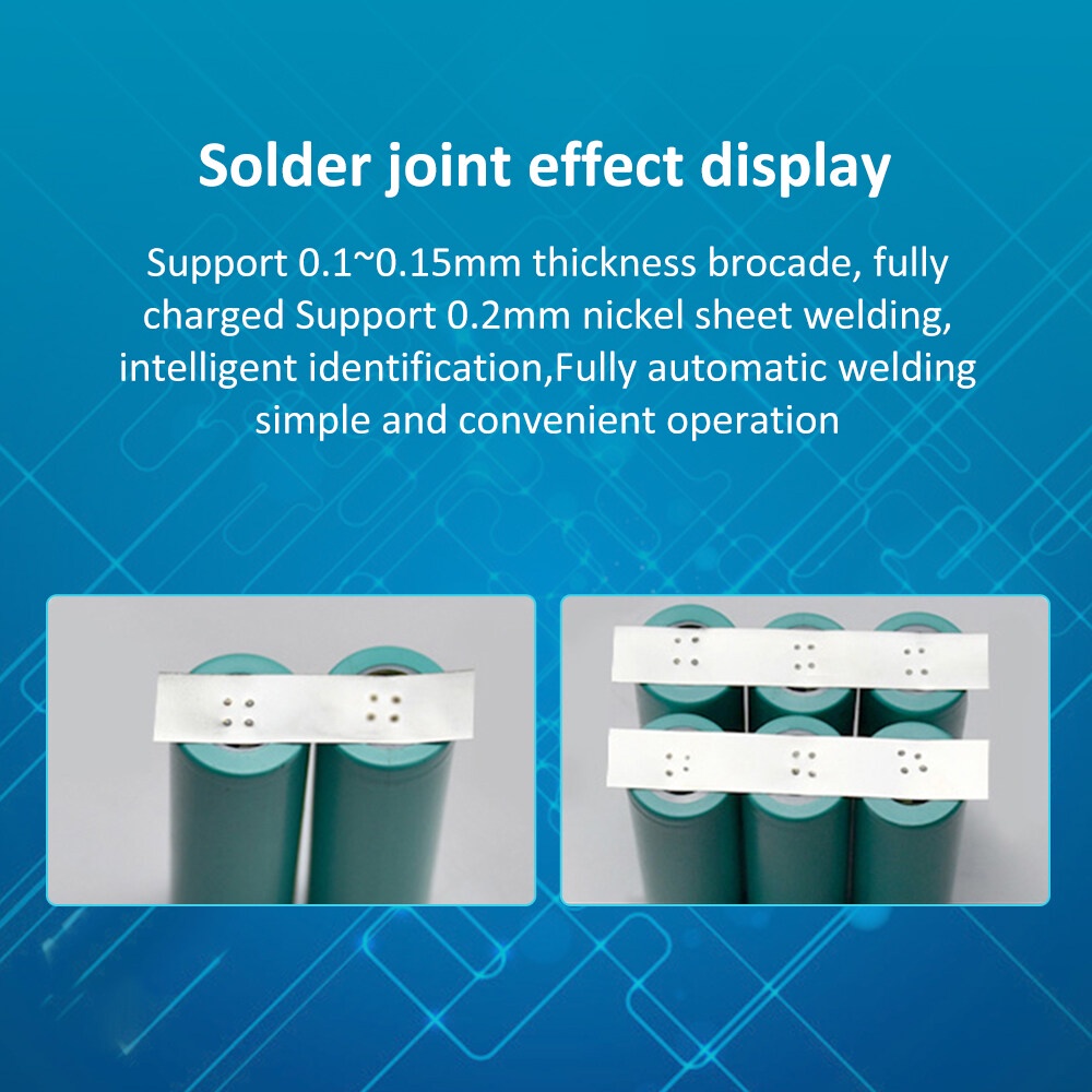ZIQQUCU DIY Portable Mini Spot Welder Machine 18650 Battery Various Welding Power Supply