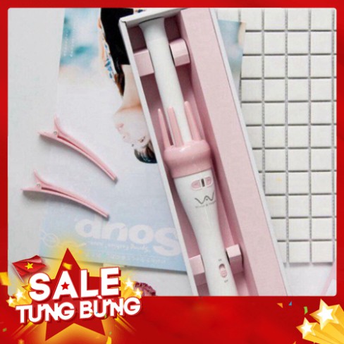 [FREE SHIP] [ BẢO HÀNH 12 THÁNG ] MÁY LÀM TÓC UỐN XOĂN XOAY TỰ ĐỘNG 360 VIVID & VOGUE HÀN QUỐC, TẶNG KÈM PHỤ KIỆN TẠO KI