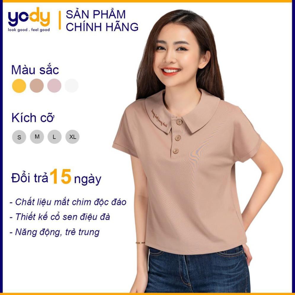 Áo Polo Nữ Cổ Sen YODY Thời Trang Trẻ Trung Năng Động -  APN3688 . *