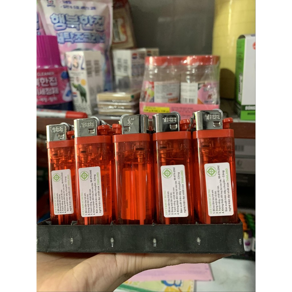 1 khay 50 chiếc Quẹt Bật Đánh Lửa g.a hoa việt Thiết Kế Nhỏ Gọn - Dùng g.a Cao Cấp .