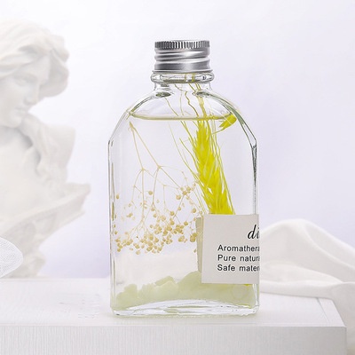 Tinh Dầu Thơm Phòng Phát Sáng Ban Đêm 100ml Que Gỗ Tự Khuếch Tán Hương Khử Mùi Không Khí P0