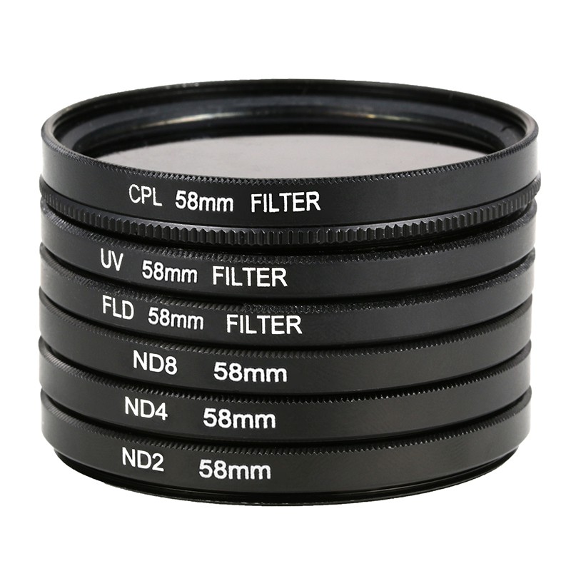 Bộ lọc XCSource + ống kính ống kính 58mm cho Canon T4i T4 T3i T2i 450D 400D 350D 1000D LF134
