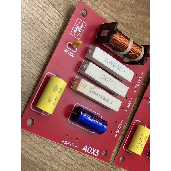 Mạch phân tầng loa kéo 3 đường tiếng cao cấp ADX, có loa trung sử dụng cho loa 40cm, 50cm - 1 cái