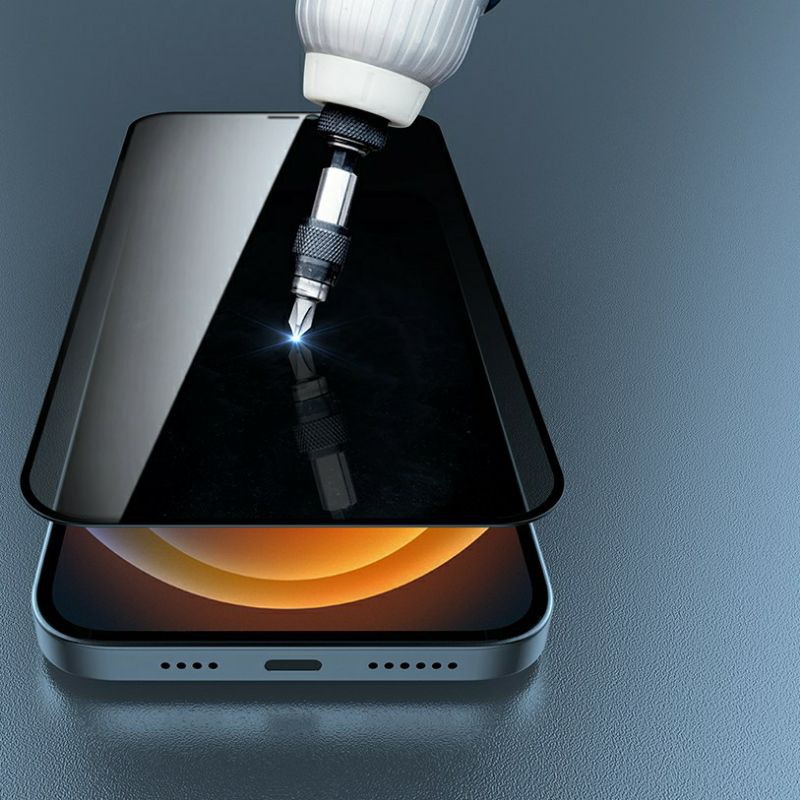 IPhone 12, 12 Pro, 12 Pro Max_Kính cường lực Nillkin Guardian chống nhìn trộm, Full màn hình Chính Hãng