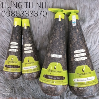 Dầu gội xả giúp phục hồi tóc hư tổn macadamia cặp 300ml 1000ml