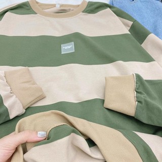 Áo tay dài Sweater sọc