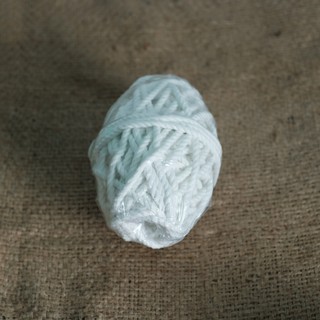 Dây macrame 5ly Cotton màu trắng cuộn 30m
