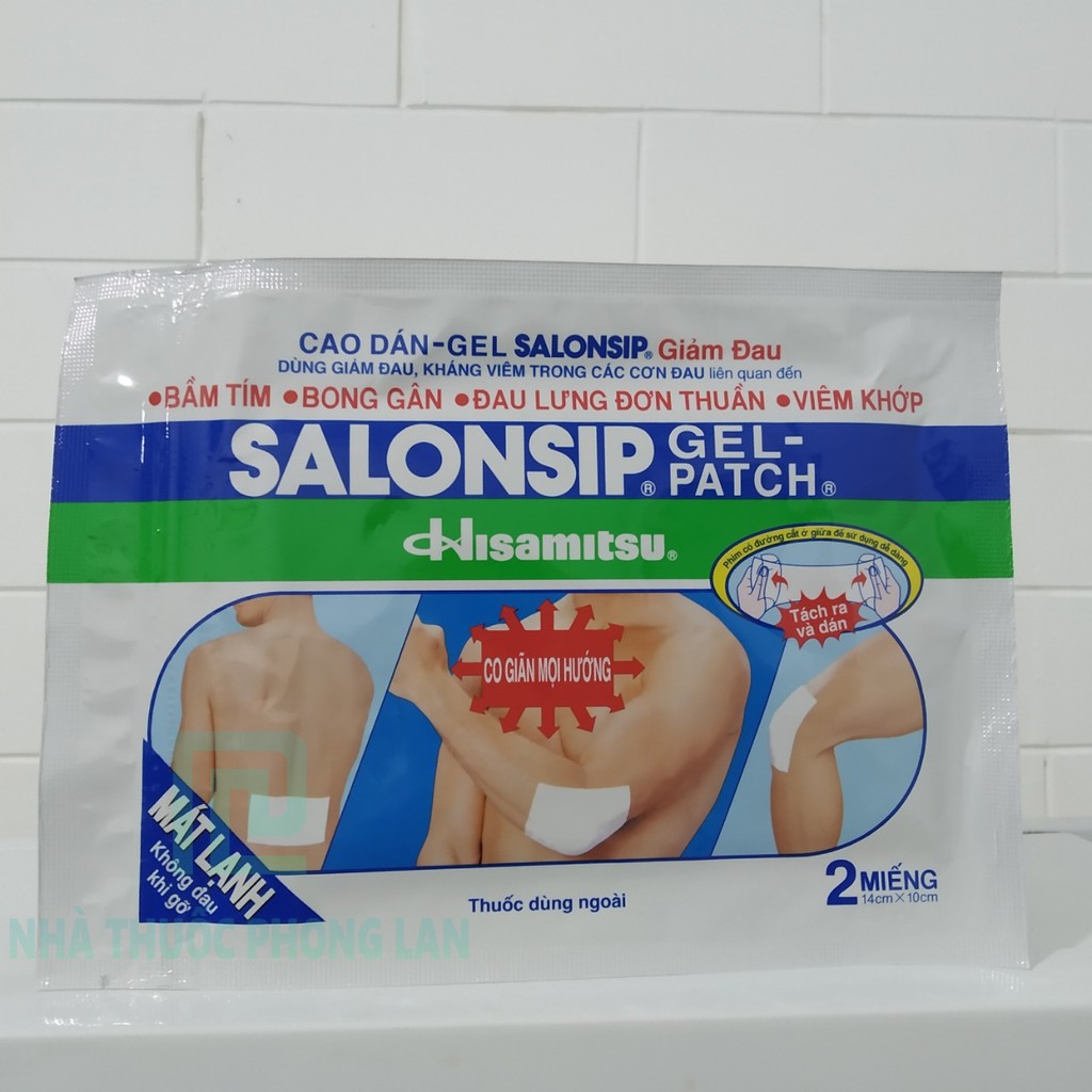 DÁN SALONSIP - BAO 2 MIẾNG