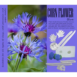 Khuôn silicone dẻo nhụy hoa thanh cúc corn flower