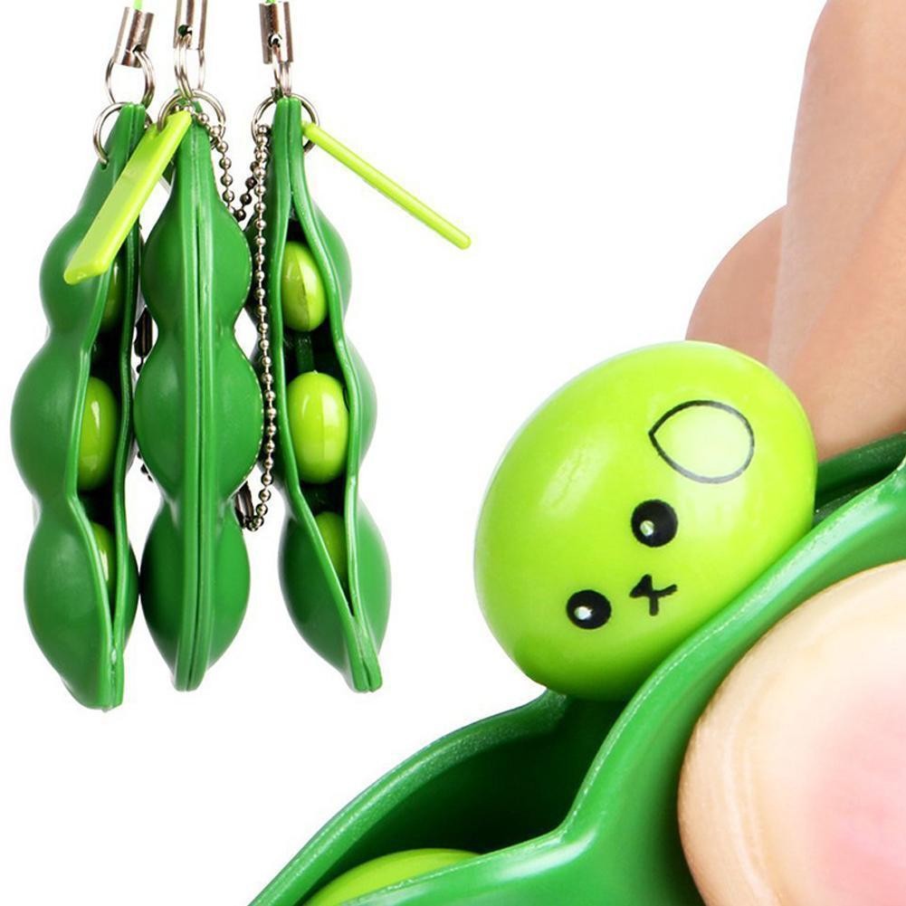Đồ Chơi Bóp Tay Giảm Căng Thẳng Hình Đậu Hà Lan