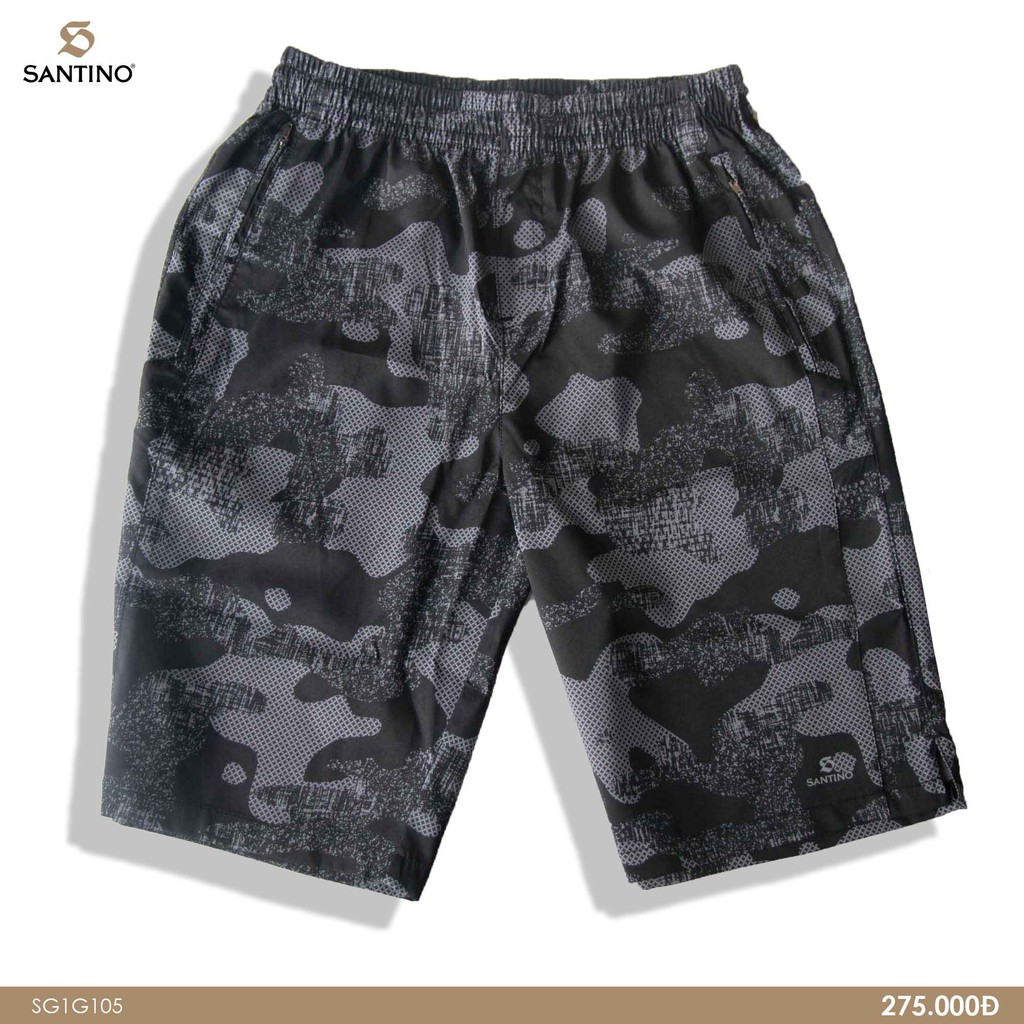 Quần short gió nam SANTINO chất liệu gió cao cấp, thoải mái thể thao, phù hợp mọi lứa tuổi Quần sooc nam| G105 | BigBuy360 - bigbuy360.vn
