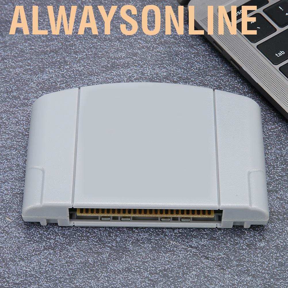 Alwaysonline American Video Game Console Plug Card Cartridge ABS Games Acessory for Super Smash Bros 64