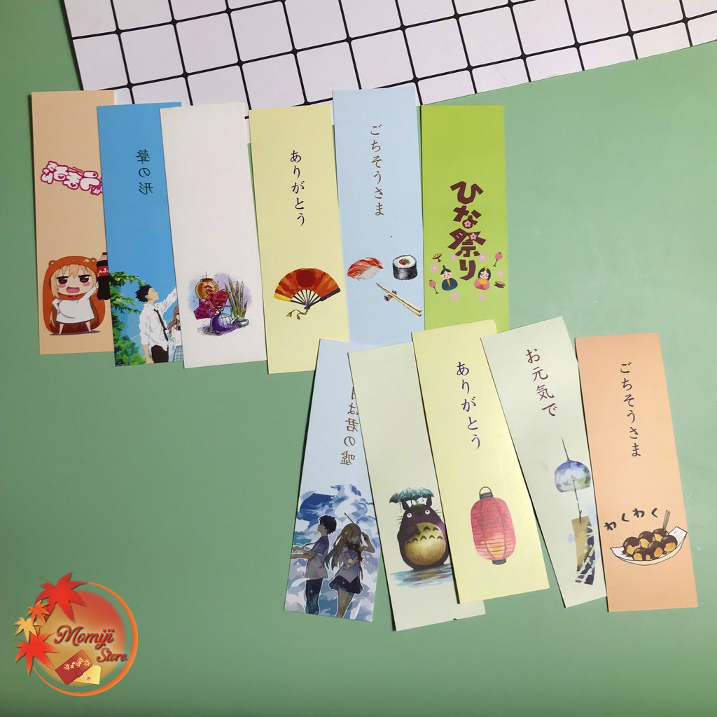 [XẢ SỐC GIÁ SIÊU RẺ] Bookmark kẹp đánh dấu sách Anime cực xinh