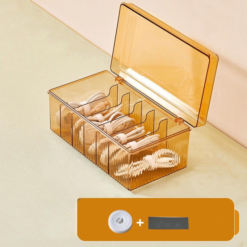 Hộp Nhựa Đựng Dây Cáp Gọn Gàng Với Nắp Đậy Tiện Dụng