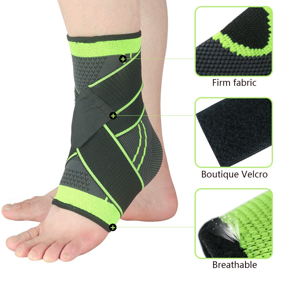 Băng quấn mắt cá bảo vệ cổ chân đàn hồi hỗ trợ luyện tập thể thao
