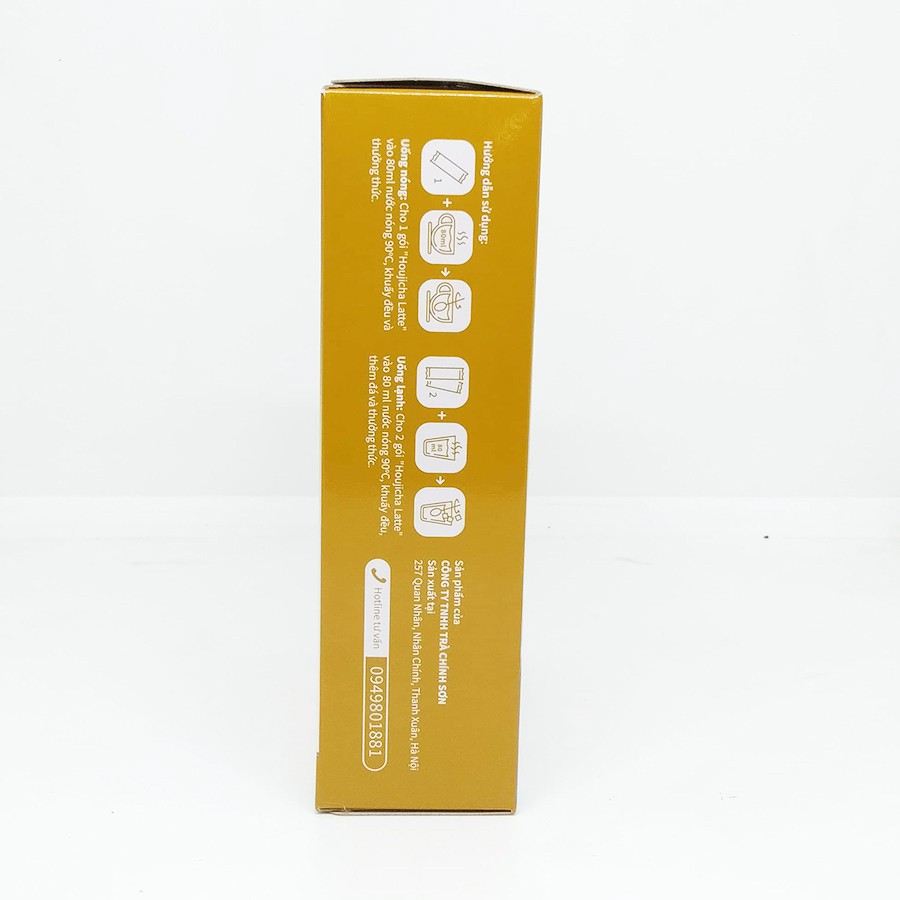 Bột Trà Rang Chính Sơn Houjicha Latte