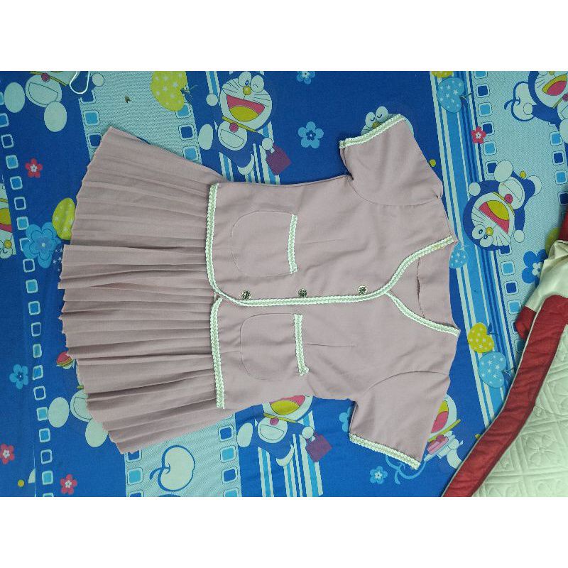 sét hồng xếp ly