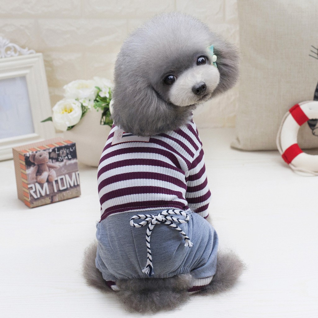 Quần Áo Kẻ Sọc Cho Thú Cưng