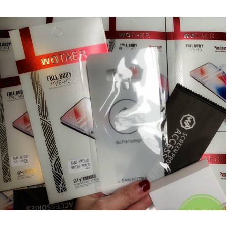 Miếng dán ppf full box samsung - tấm skin lưng s8 s8plus s9 s9plus note 8 note 9 note 10
