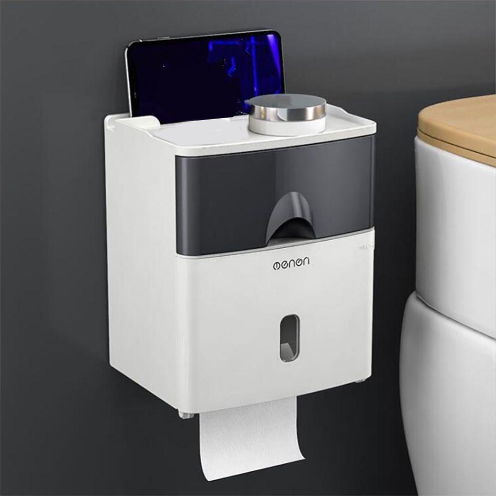 Giá Đỡ Cuộn Giấy Vệ Sinh Hai Tầng Đa Năng Chống Thấm Nước