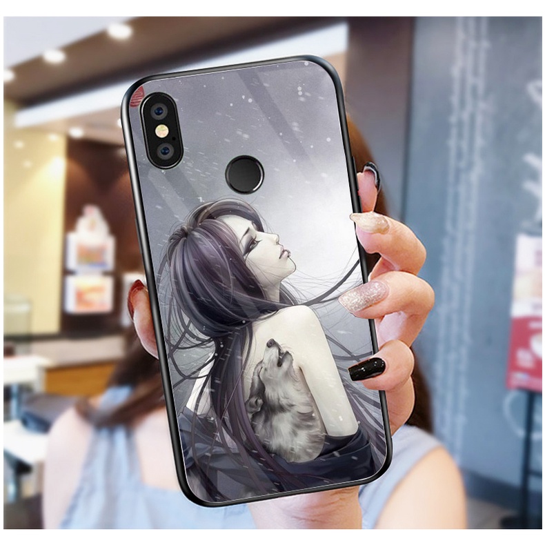 Ốp Lưng XIAOMI NOTE 6 PRO, REDMI 6 PRO, A2 Lite ,Mi 8,MI 8 SE Ốp kính bóng cao cấp mới nhất