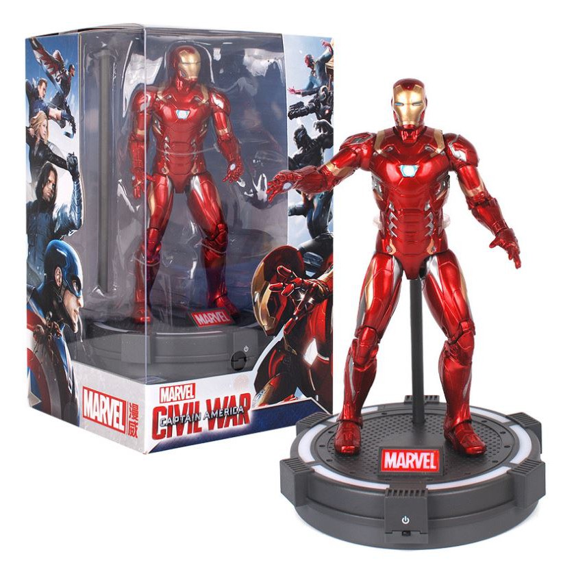 Mô hình Iron Man Mark 46 Captain America Civil War ZD Toys 17cm Avengers