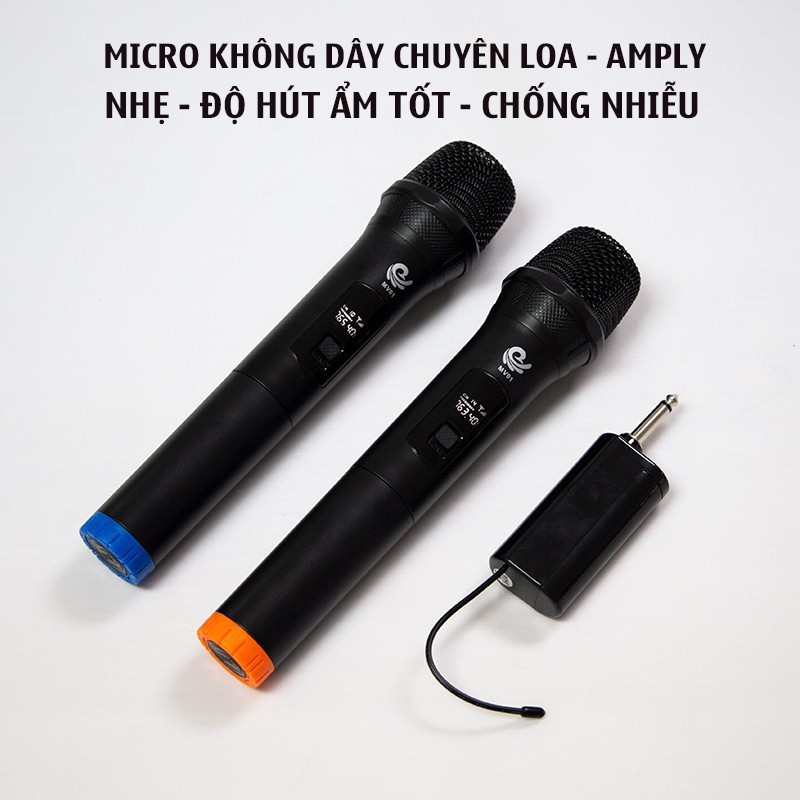 Micro Karaoke Không dây cao cấp ONTEK E6/E6S/MV01/MV08 chính hãng, chuyên dùng cho Amply, loa kéo