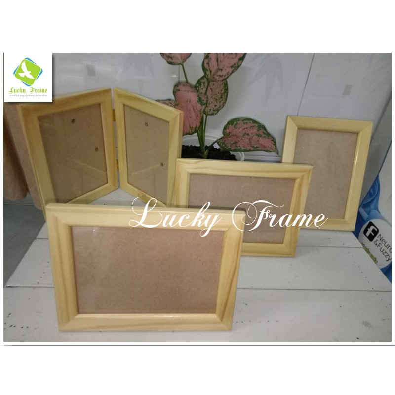 Combo 5 khung ảnh cưới-khung hình đôi 13x18cm nhiều màu để bàn tiệc 2020