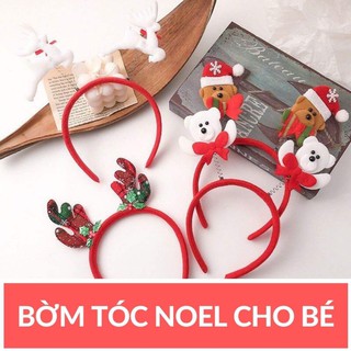 Bờm tóc Noel cho trẻ em kẹp tóc người tuyết ông già Noel tuần lộc mã 50104 KMVN