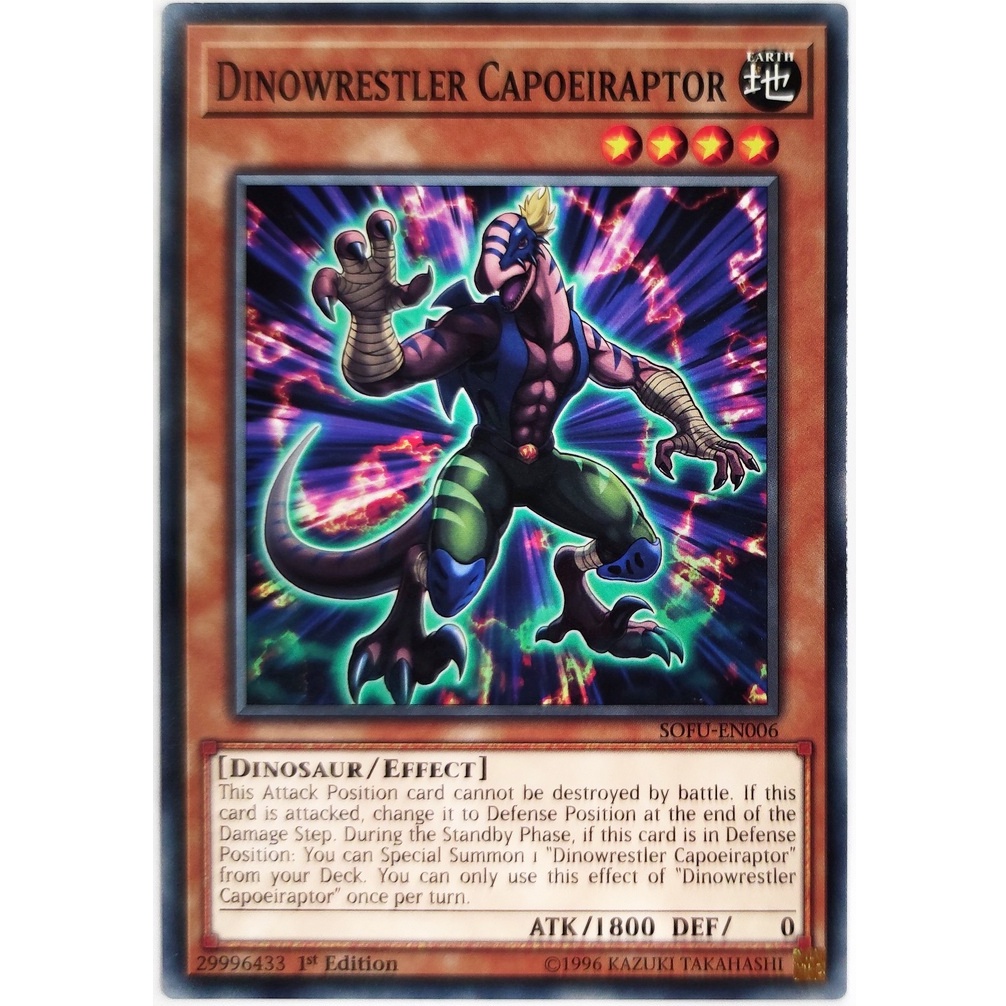 [Thẻ Yugioh] Dinowrestler Capoeiraptor |EN| Common