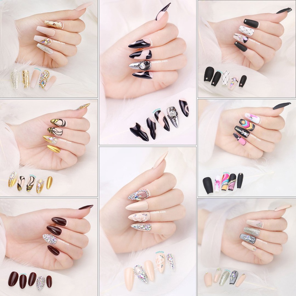 Nail tết 2022, móng úp thiết kế by NAILSTIK