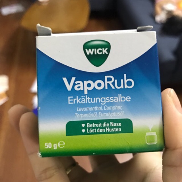 Dầu thoa giữ ấm chống cảm VapoRub - hàng chuẩn Đức