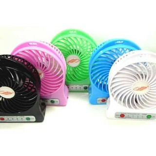 Quạt 3 tốc độ pin sạc - thổi bay cơn nóng - chất lượng bền bỉ