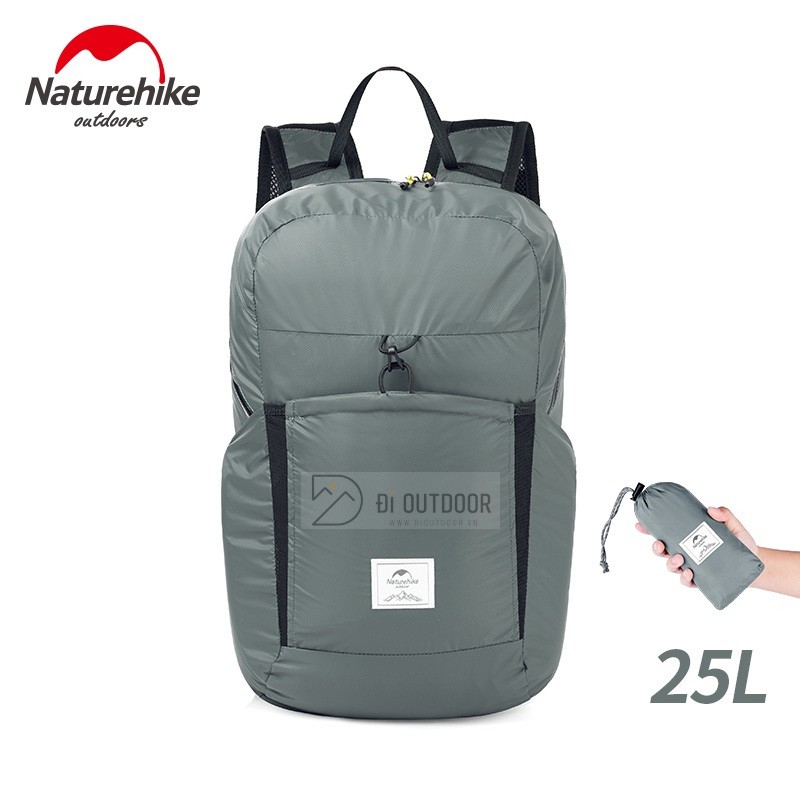 Balo du lịch xếp gọn siêu nhẹ Naturehike 25L