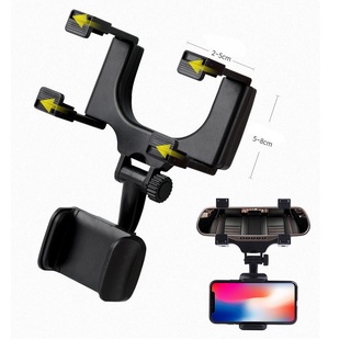 Giá đỡ điện thoại treo gương trên ô tô shopaha247 xoay 360 độ