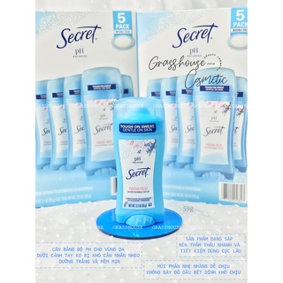 Lăn khử mùi dạng sáp wax secret Solid Power fresh Antiperspirant Deodorant 59g - USA