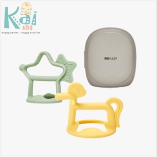 🎀 HÀNG CÓ SẴN 🎀 Set gặm nướu MOYUUM kèm hộp đựng 🦄 + 🌟