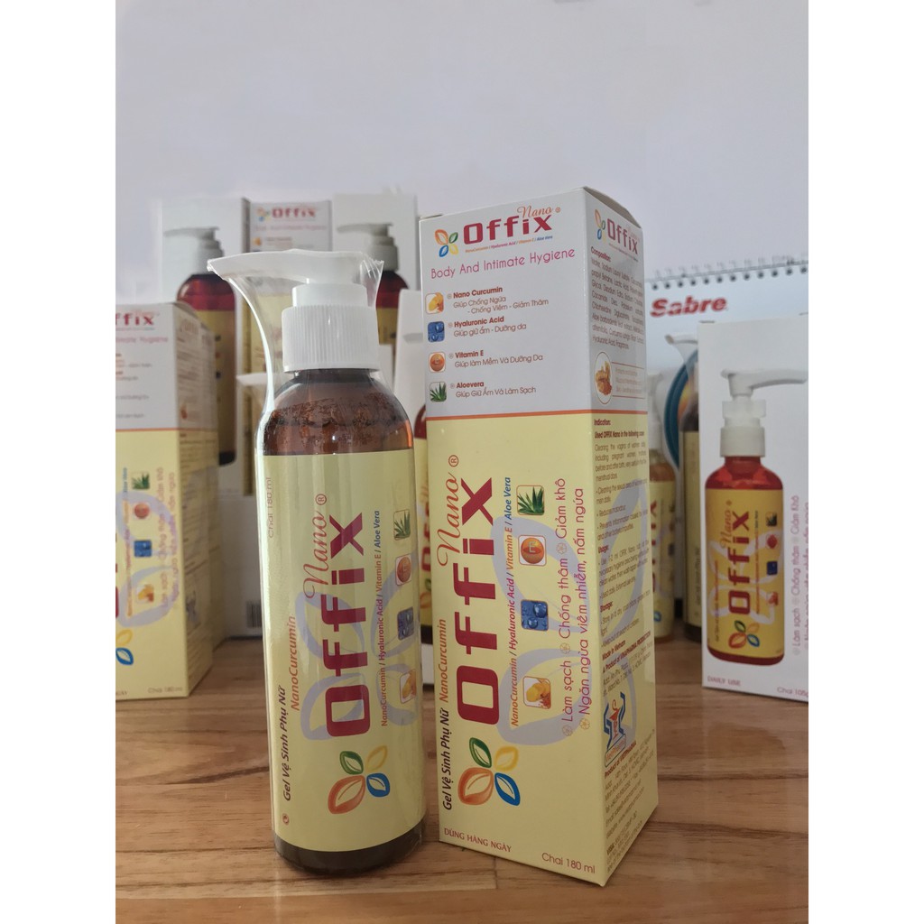 Gel vệ sinh phụ nữ OFFIX nano (tinh chất Nghệ nano)