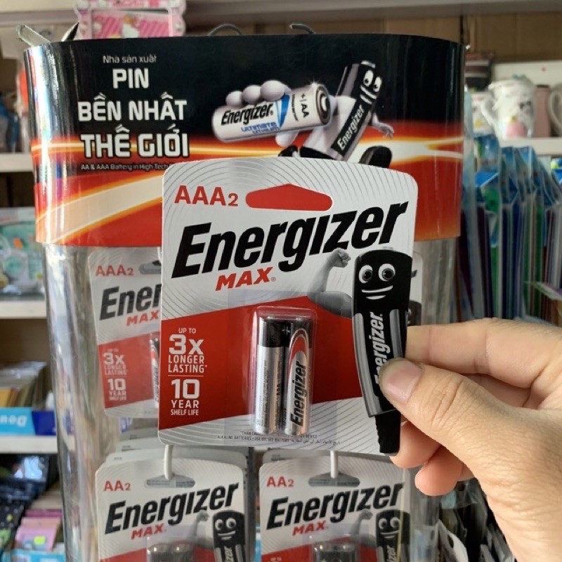 Pin AA / AAA ENERGIZER Chính Hãng DKSH Vỉ 2 Viên - 3 Viên - 12 Viên