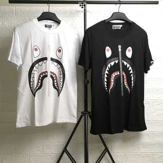 Áo Tee Shirt Bape Shark Đen & Trắng