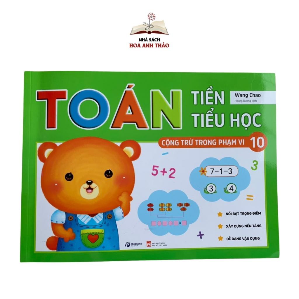 Sách - Toán tiền tiểu học - Trang bị kiến thức cho trẻ trước khi vào lớp 1 ( Bộ gồm 2 cuốn)