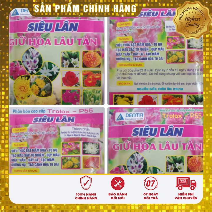 Phân bón cao cấp Trolax giữ hoa lâu tàn - P55 ( 30gr)