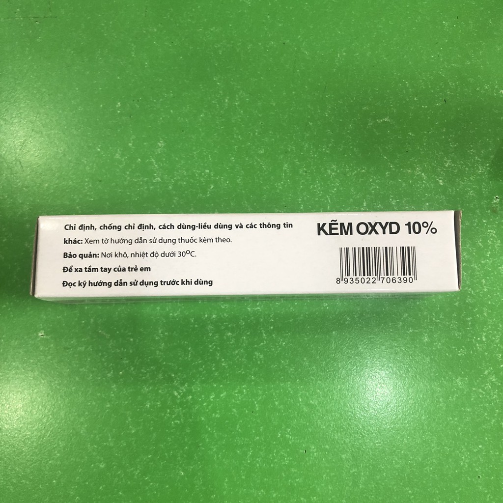 Kẽm oxyd 10% Kem làm mềm da , chống viêm loét | BigBuy360 - bigbuy360.vn