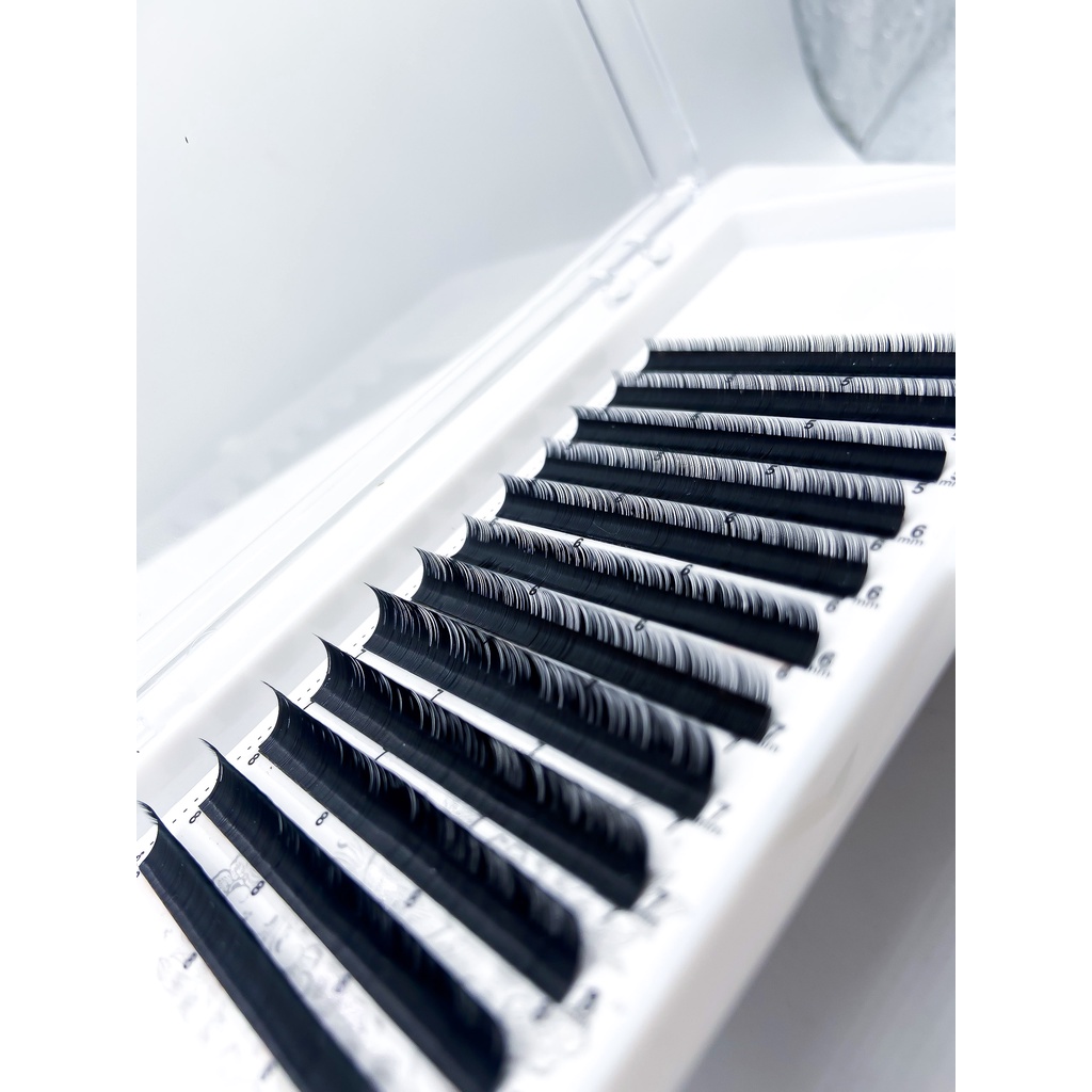 Mi dưới cong J _ B mix  mm- dày 0.07- 0.10 - DỤNG CỤ NỐI MI THÚY HÀ