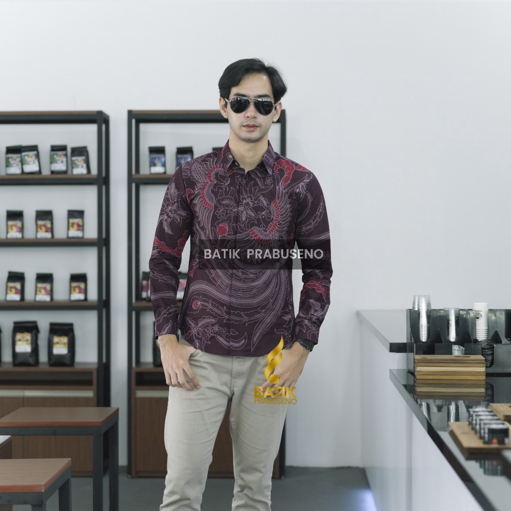 Aji SAGARA Áo Sơ Mi Nam Đồng Phục Văn Phòng Tay Dài Ôm Vừa Vặn Chính Hãng Ori Prabuseno Jumbo Cao Cấp In Họa Tiết Bàn Tay Sang Trọng Giản Dị Mới Nhất 2021 Jog Soloja