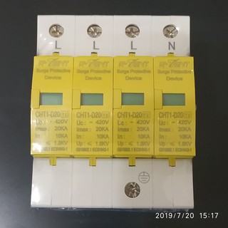 Chống sét lan truyền AC 3Pha R-TENT 20KA