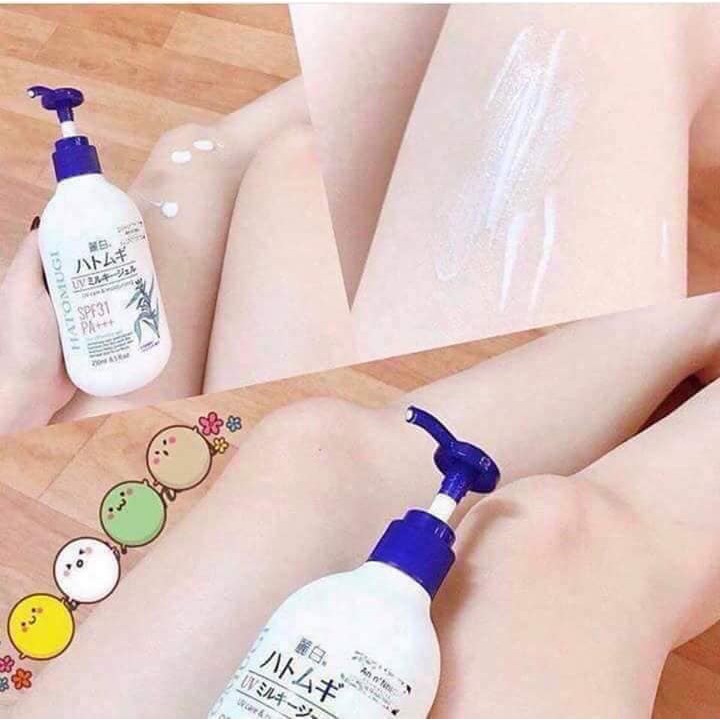 SỮA DƯỠNG THỂ CHỐNG NĂNG hatomugi NHẬT NỘI ĐỊA | BigBuy360 - bigbuy360.vn