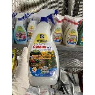 Dung dịch hữu cơ Comda phòng trị sâu bọ trên hoa cây cảnh dạng chai xịt 650ml