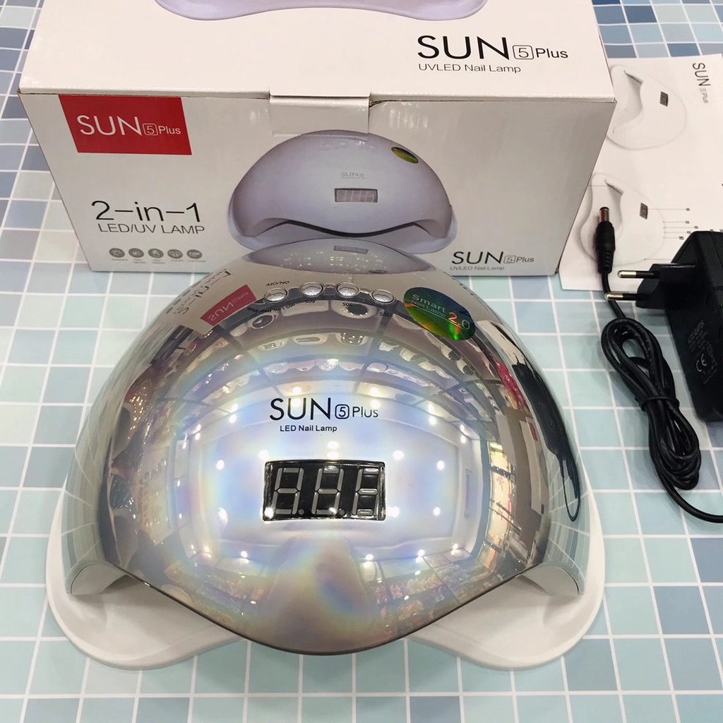 Máy Hơ Sun 5 PLUS Tráng Gương UV LED Tem Xanh [Có Bảo Hành]